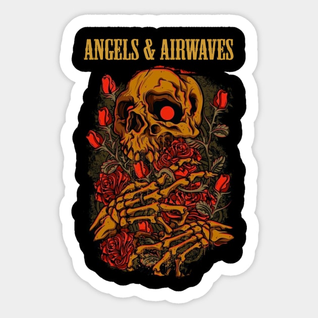 ANGELS & AIRWAVES BAND Sticker by Angelic Cyberpunk